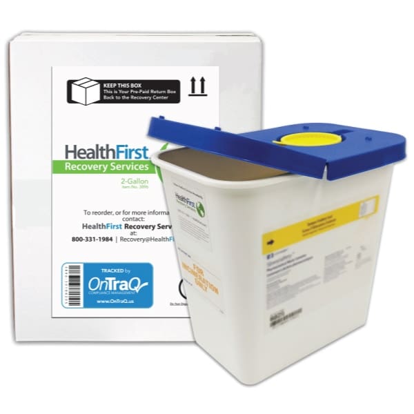 Healthfirst Pharmaceutical Waste Recovery Containers